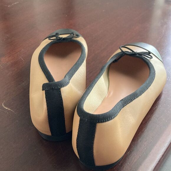 J.Crew Zoe cap toe ballet flats in leather - Picture 3 of 4